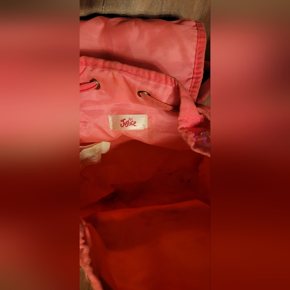 JUSTICE multicolored unicorn mini backpack - Picture 3 of 3